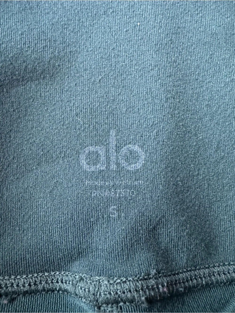 Alo dark green moto leggings size S